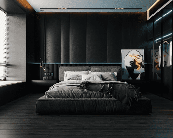 Thiết kế phòng ngủ hiện đại 16m2 cho khách ở Quận 1, Hồ Chí Minh